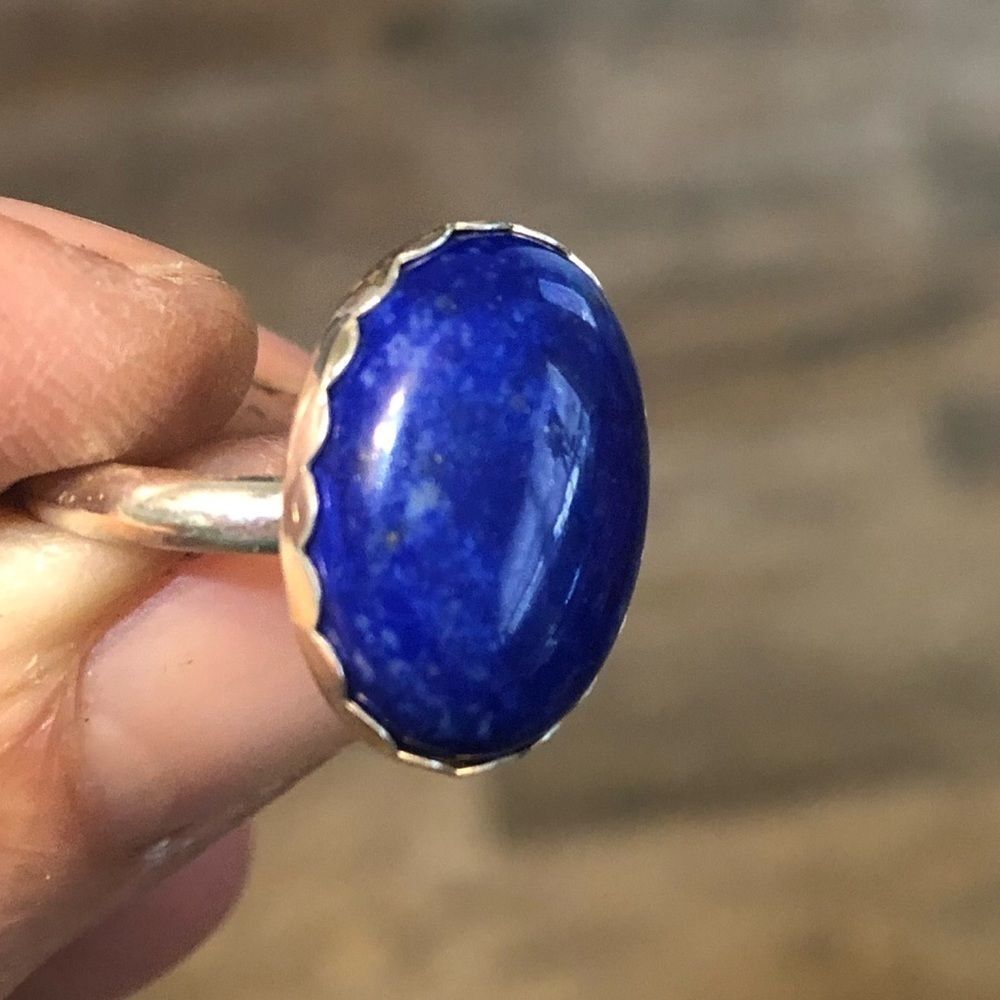 Lapis Lazuli & Sterling Silver Ring, New